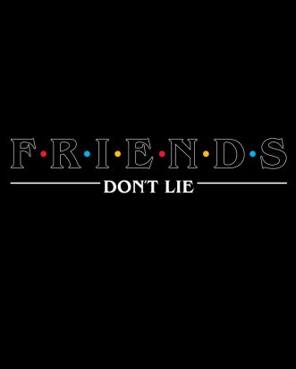 Stranger Things T-Shirt – Friends Don't Lie (Dark Ed.)
