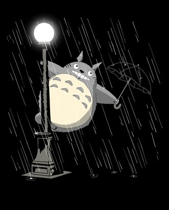 T-shirt Totoro - Singing in the Rain