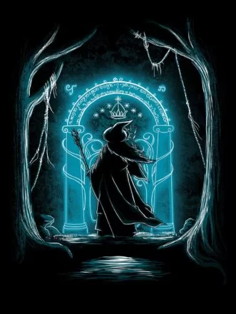 T-shirt Lord of the Rings - Speak Friend and Enter