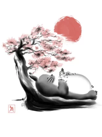 T-shirt Totoro - Spirit in the Forest