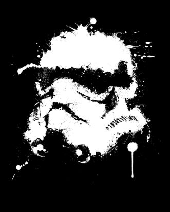 T-shirt Star Wars - Splatted Helmet