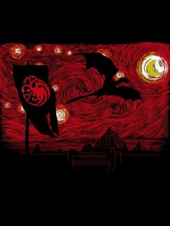 T-shirt GOT - Starry Dragon