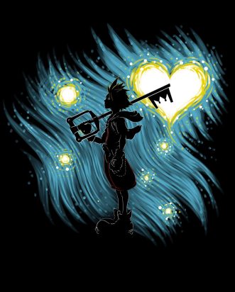 T-shirt Kingdom Hearts - Starry Hearts