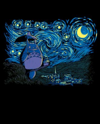 T-shirt Totoro - Starry Neighbor