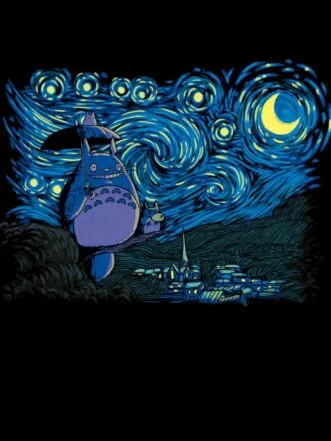 T-shirt Totoro - Starry Neighbor