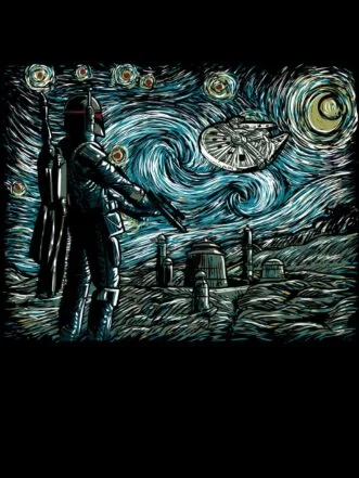 T-shirt Star Wars - Starry Wars