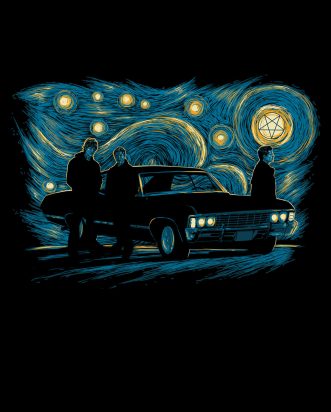 T-shirt Supernatural - Supernatural Night