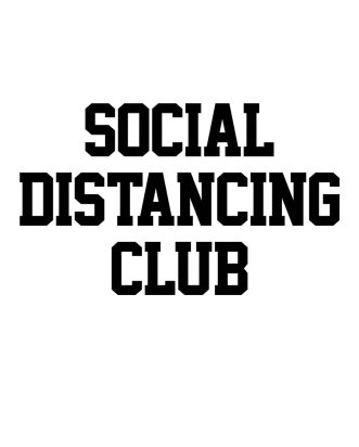 T-shirt Social Distancing Club