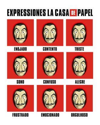 T-shirt Expressiones de La Casa de Papel