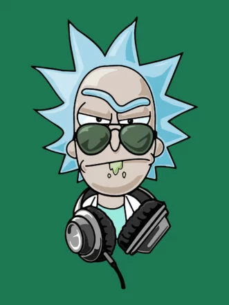 T-shirt Rick & Morty - DJ Rick