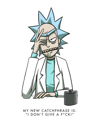 T-shirt Rick & Morty - My New Catchphrase