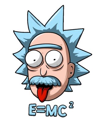 T-shirt Rick & Morty - Rick Einstein