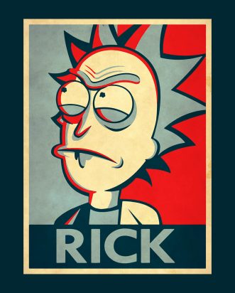 T-shirt Rick & Morty - Rick HOPE
