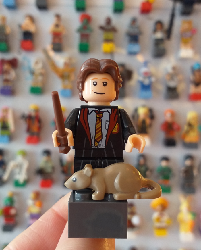 Íman Ron Weasley Uniforme Hogwarts & Scabbers (Harry Potter)