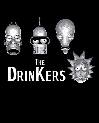 T-shirt The Drinkers