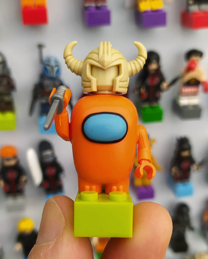 Íman Astronauta Laranja (Among Us)