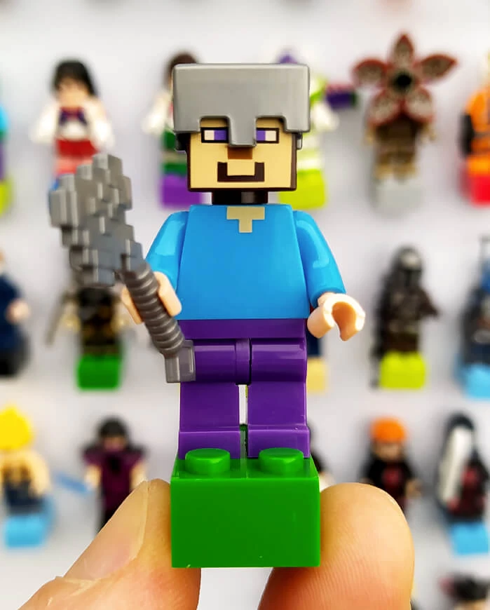 Íman Steve com Machado (Minecraft)