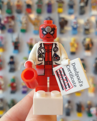 Íman Deadpool Doutor (Marvel)