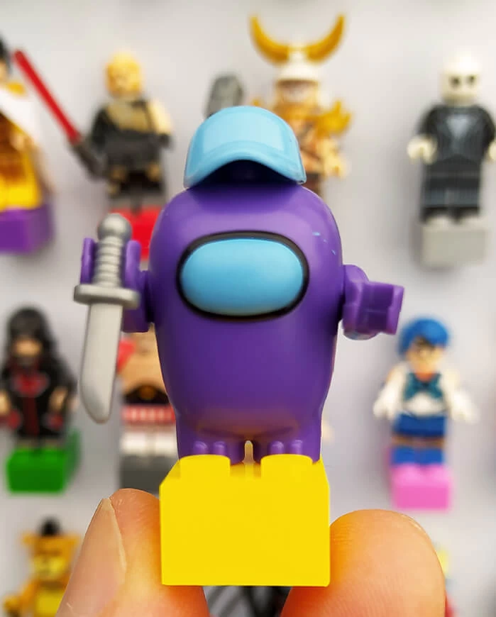 Íman Astronauta Roxo (Among Us)