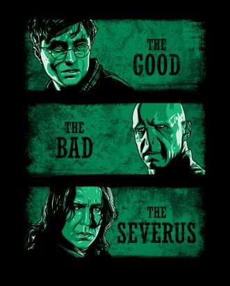 T-shirt The Good the Bad and the Severus
