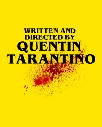T-shirt Written and Directed by Quentin Tarantino