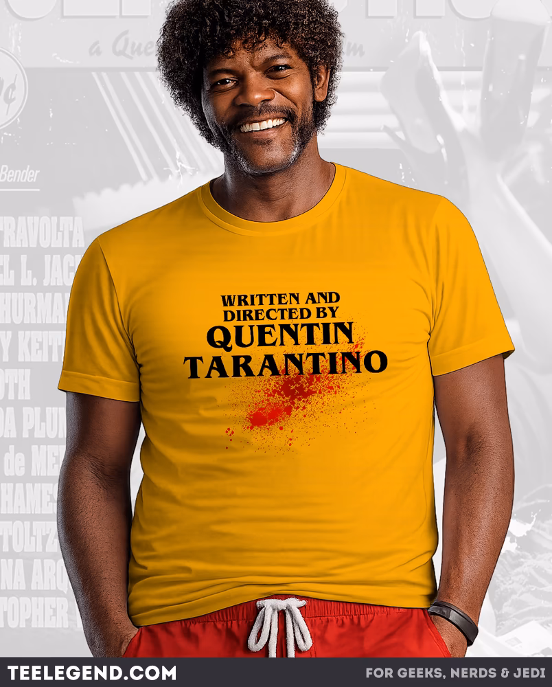 T-shirt Written and Directed by Quentin Tarantino