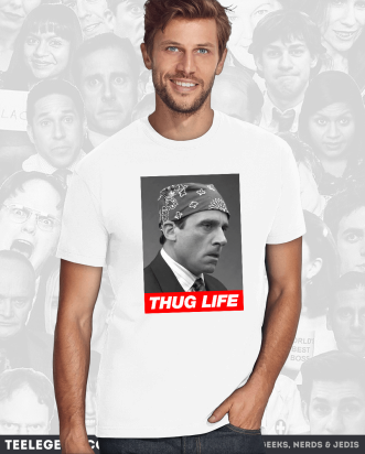 T-shirt The Office - Prison Mike - Thug Life