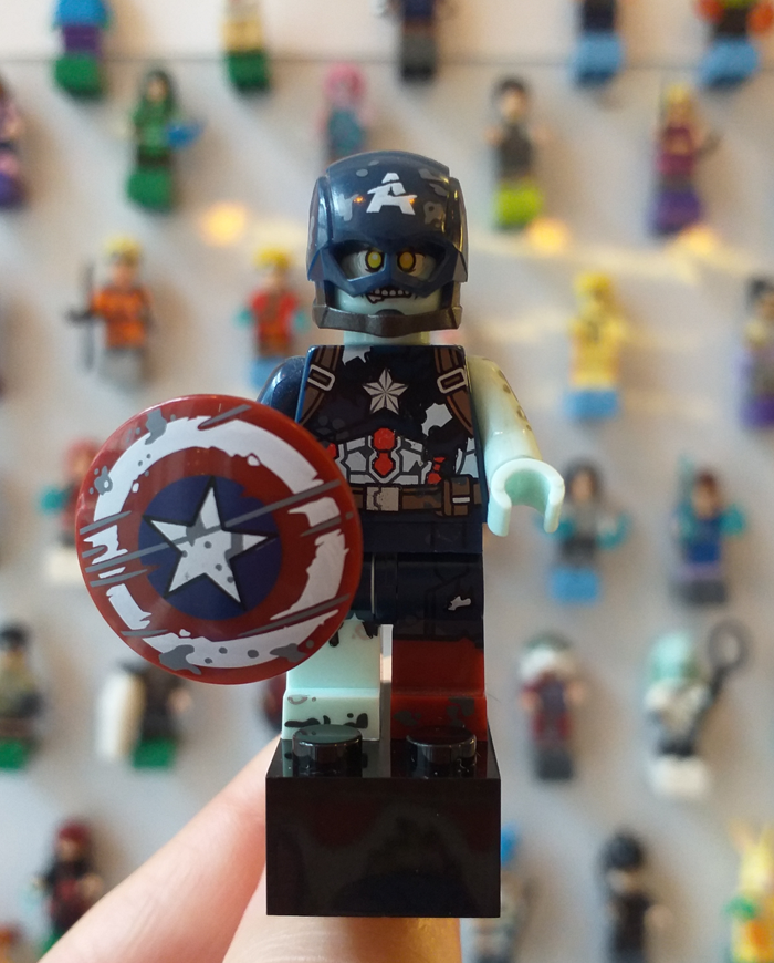 Íman Zombie Capitão América (Marvel)