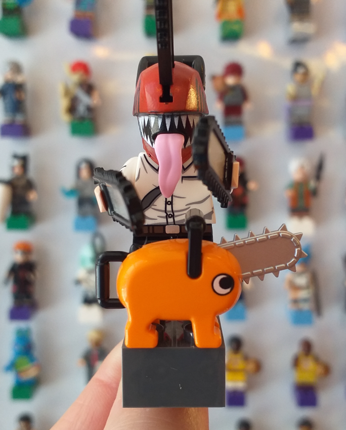 Íman Denji e Pochita (Chainsaw Man)