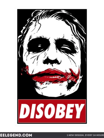 T-shirt Chaos and Disobey (Joker)