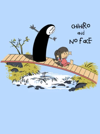 T-shirt Chihiro And No Face (Spirited Away)