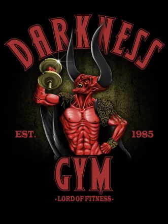 T-shirt Darkness Gym