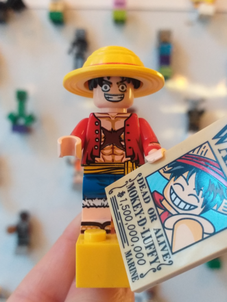 Íman Monkey D. Luffy - Wanted (One Piece)