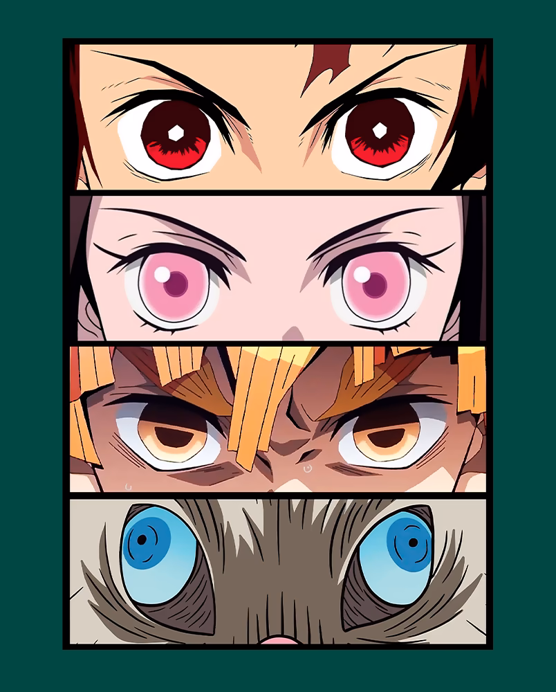 T-shirt Slayer Eyes (Demon Slayer)